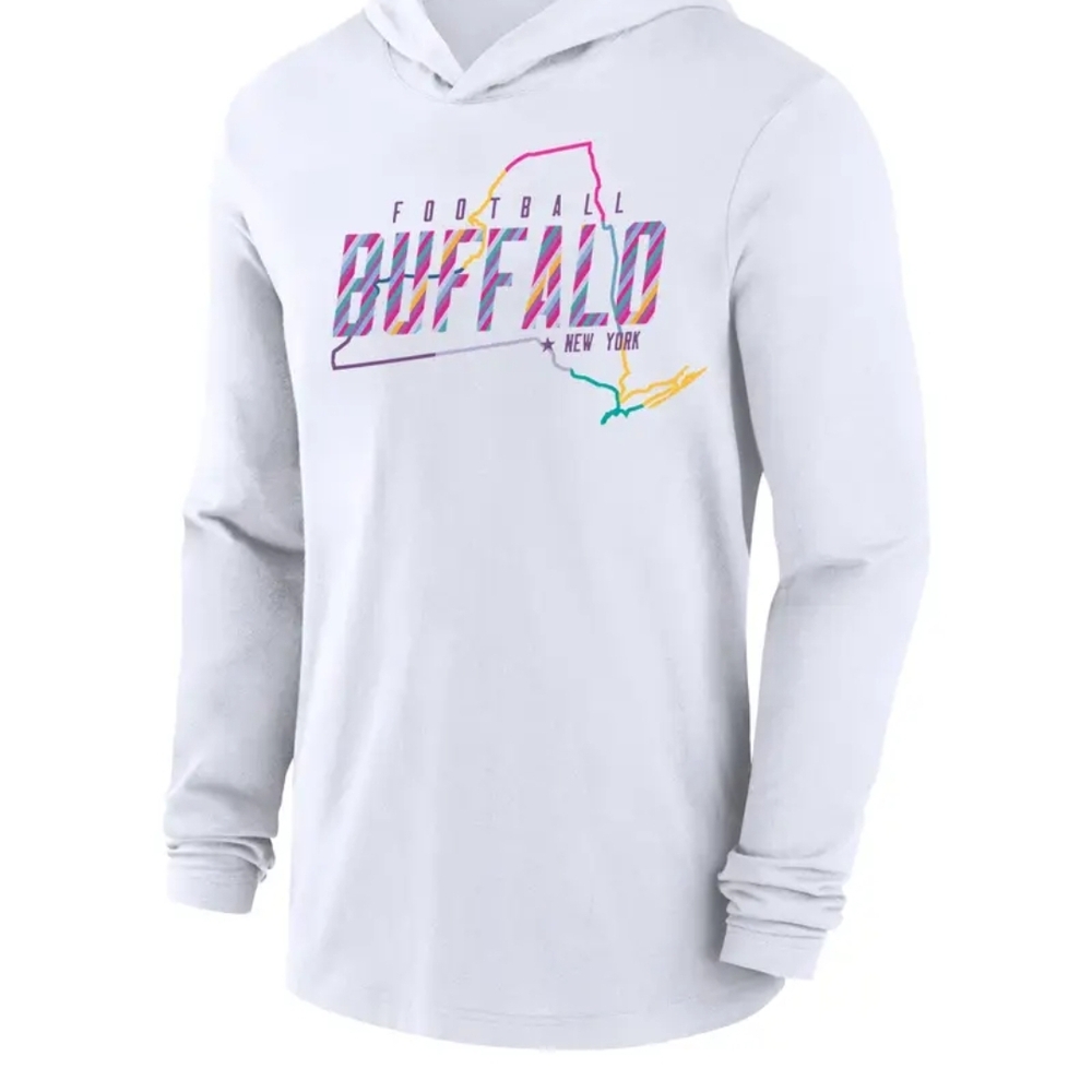 White Graphic Hoodie for Men